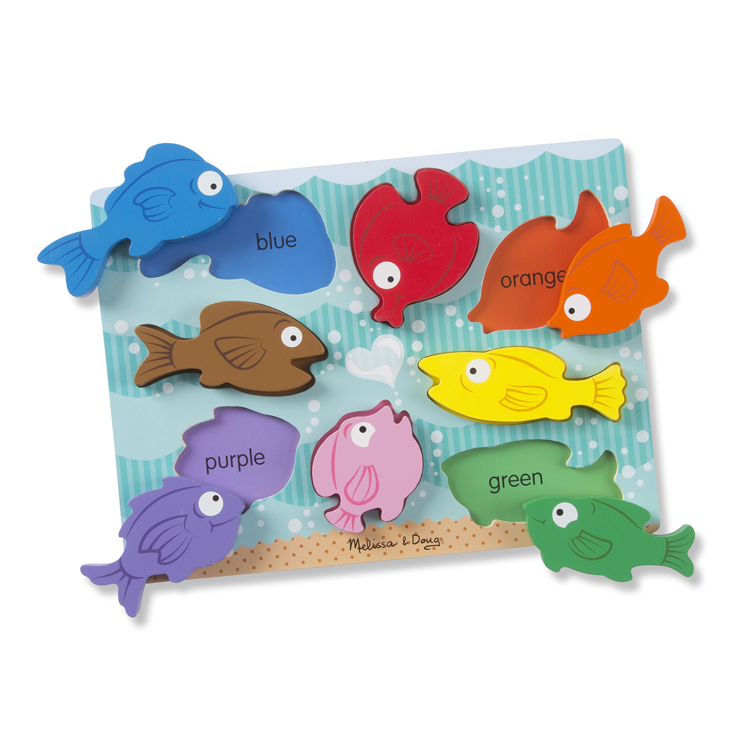 Melissa & Doug® Colorful Fish Chunky Puzzle