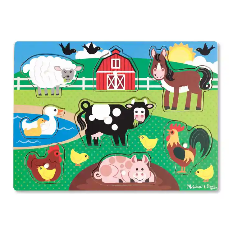 Melissa & Doug® Theme Peg Puzzle Set