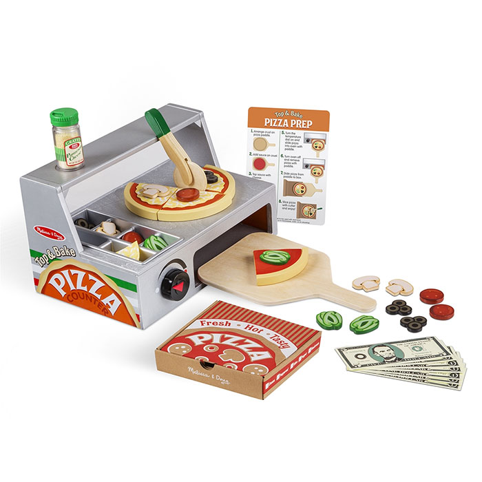 Melissa & shop doug pizza set