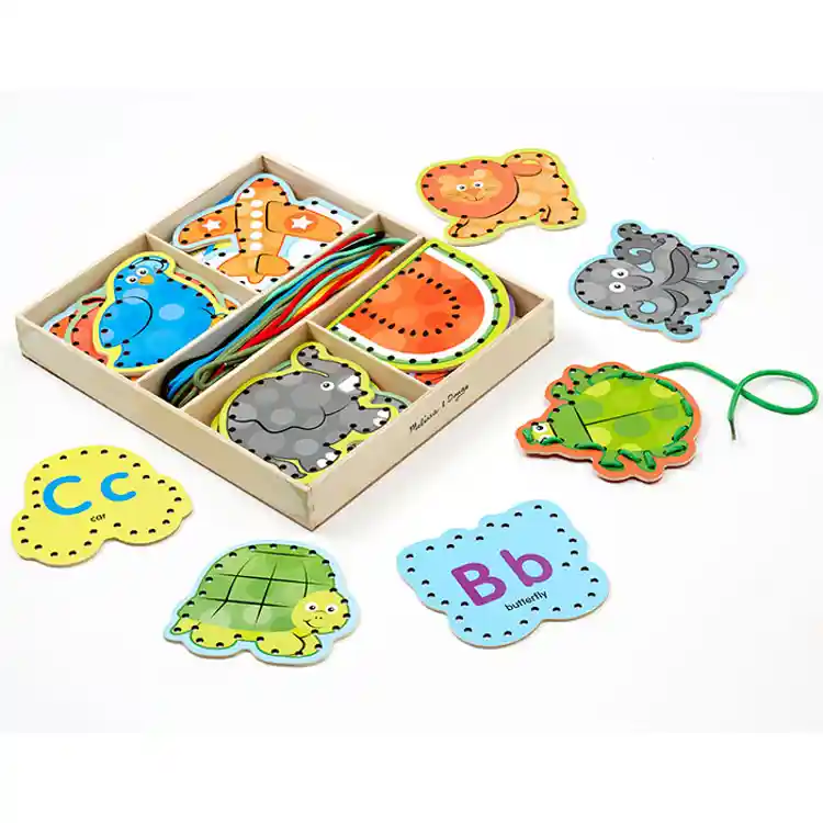 Melissa & Doug® Alphabet Lacing Cards