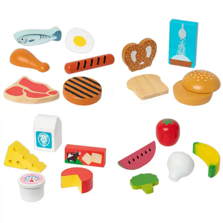 Wooden Food Groups Set