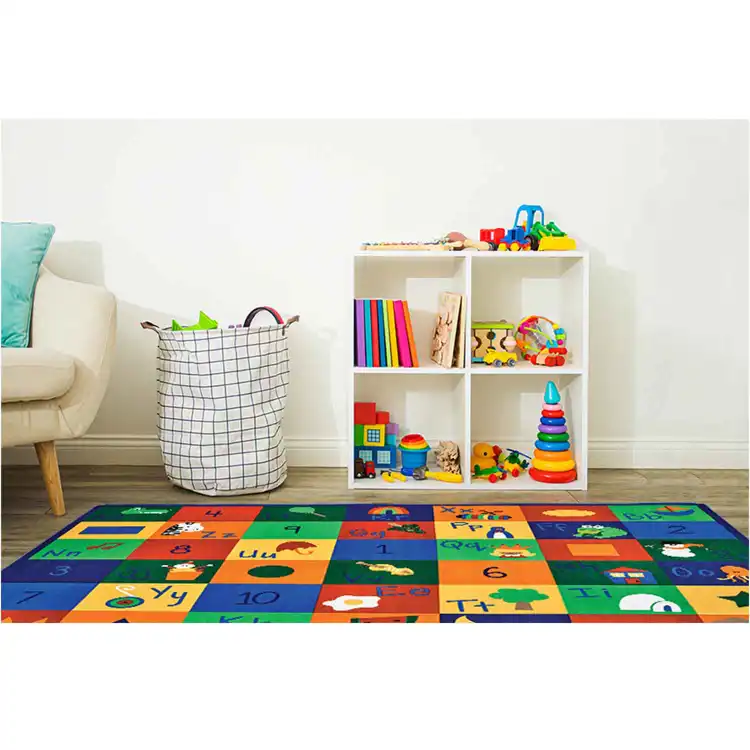Learning Blocks Classroom Rug
