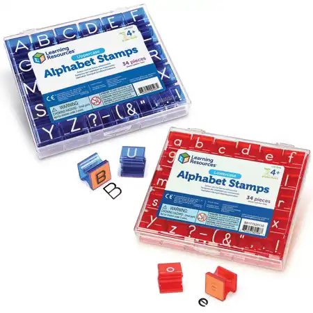 Alphabet Stamps, Lowercase & Uppercase Set