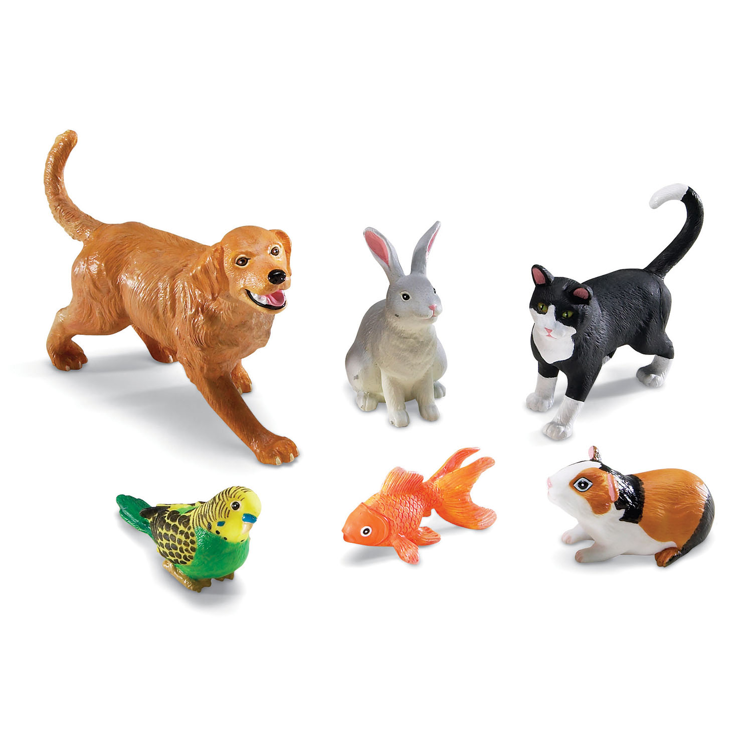 Jumbo Pets Figurines Set of 6 Becker s School Supplies