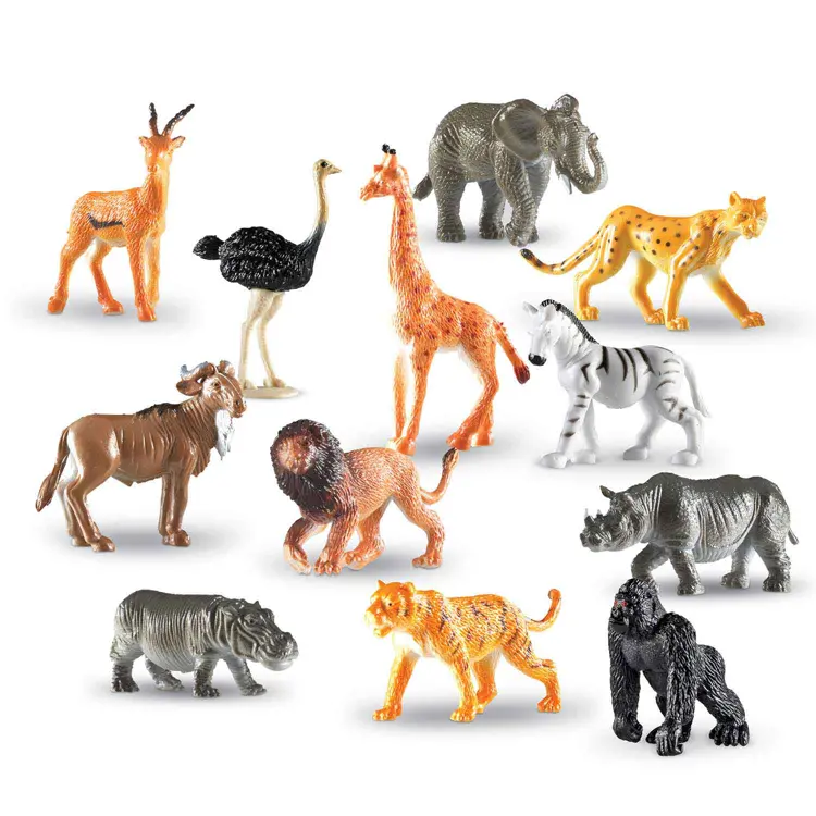Realistic Jungle Animal Counters