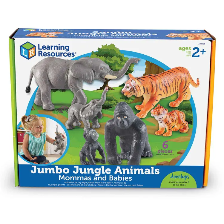 Jumbo Jungle Animals Mommas & Babies