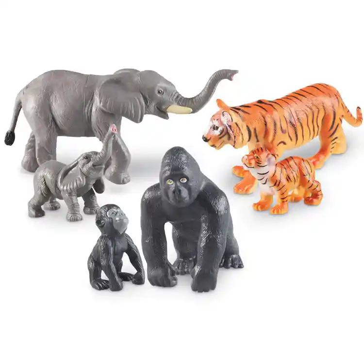 Jumbo Animals Mommas & Babies Set