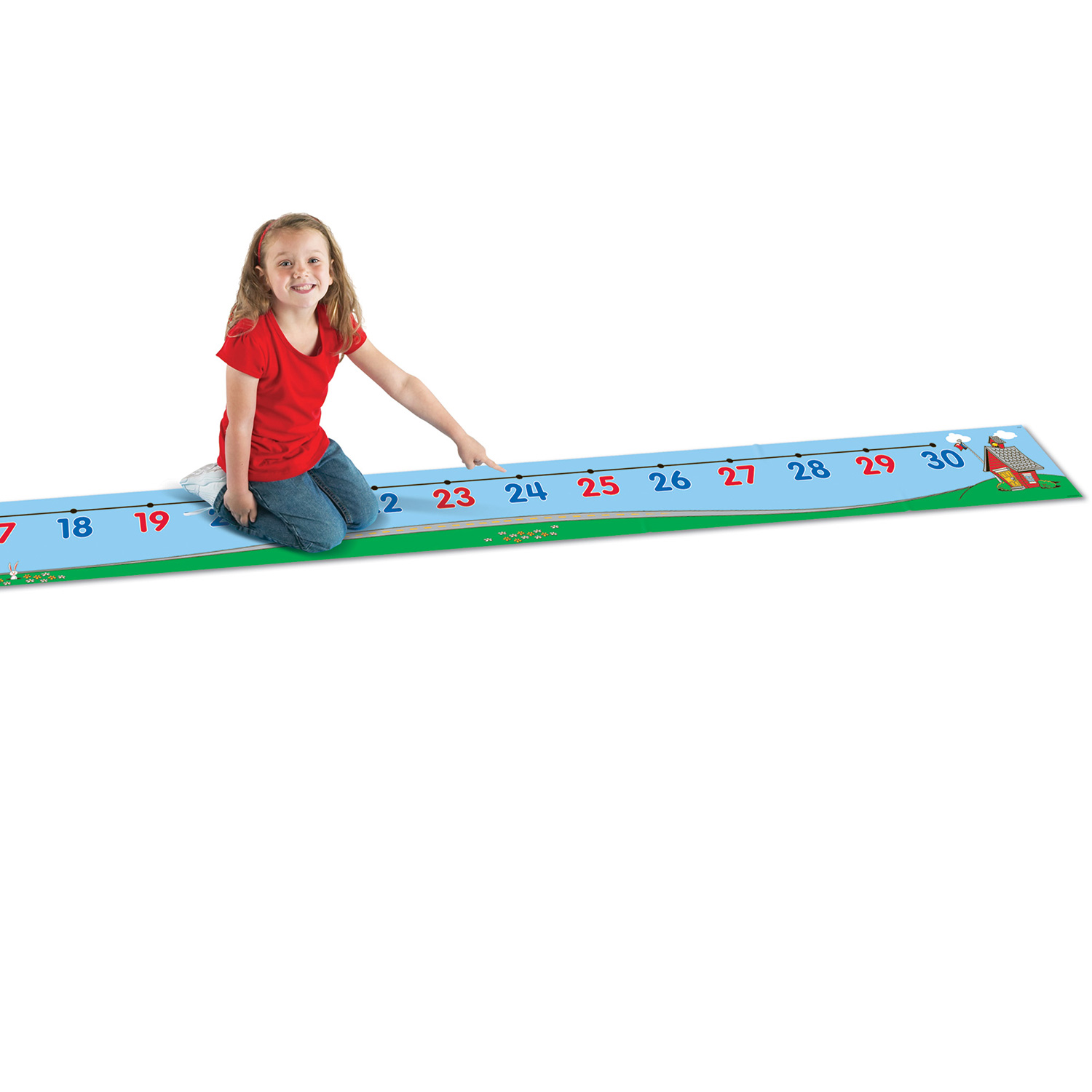 Number Line Floor Mat