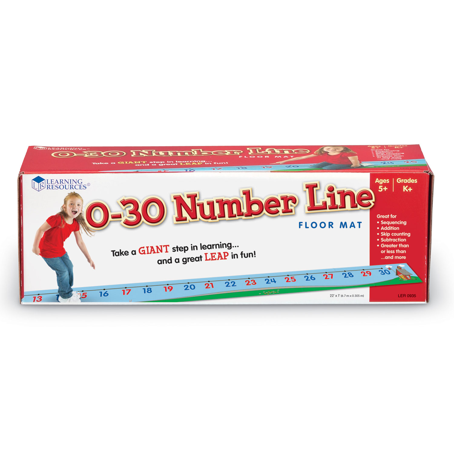 Number Line Floor Mat