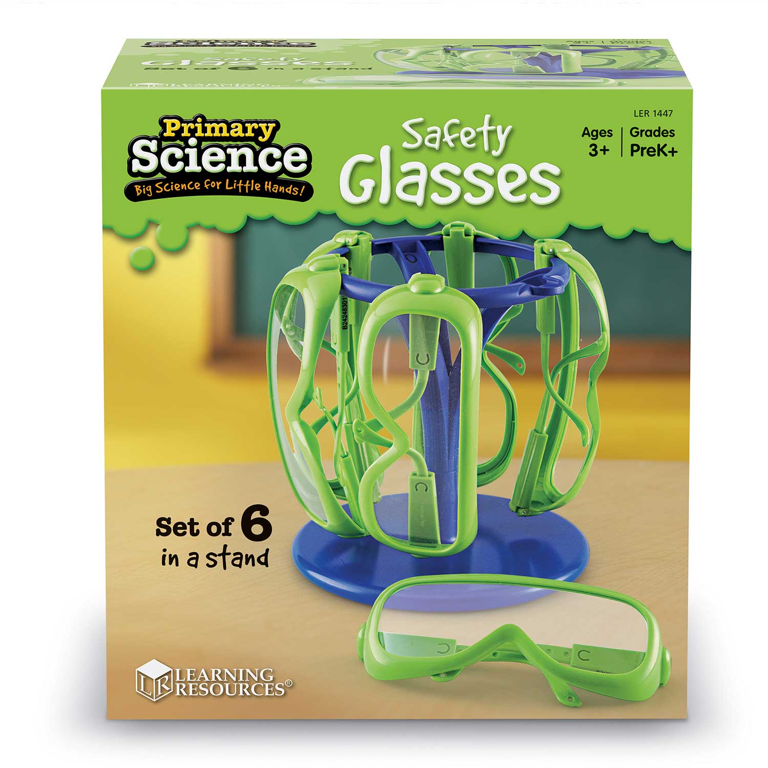 Science Class Goggles Primary Science Safety Glasses with Stand | Becker's