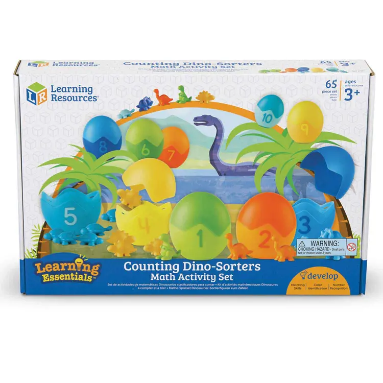 Count & Color Dino-Sorters