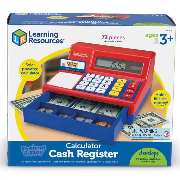 Pretend & Play® Calculator Cash Register