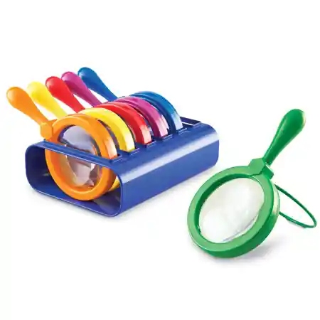 Primary Science Jumbo Magnifiers with Stand