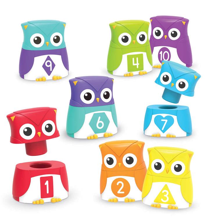 Snap-n-Learn™ Rainbow Owls