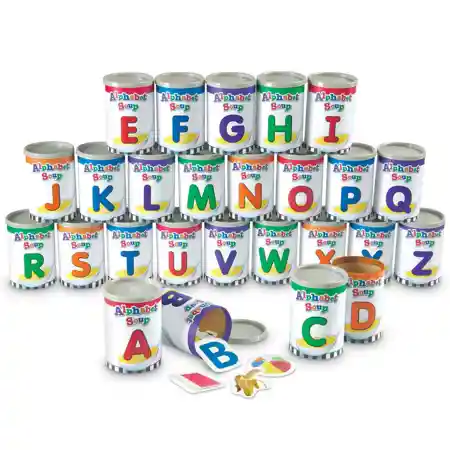 Alphabet Soup Can Sorters