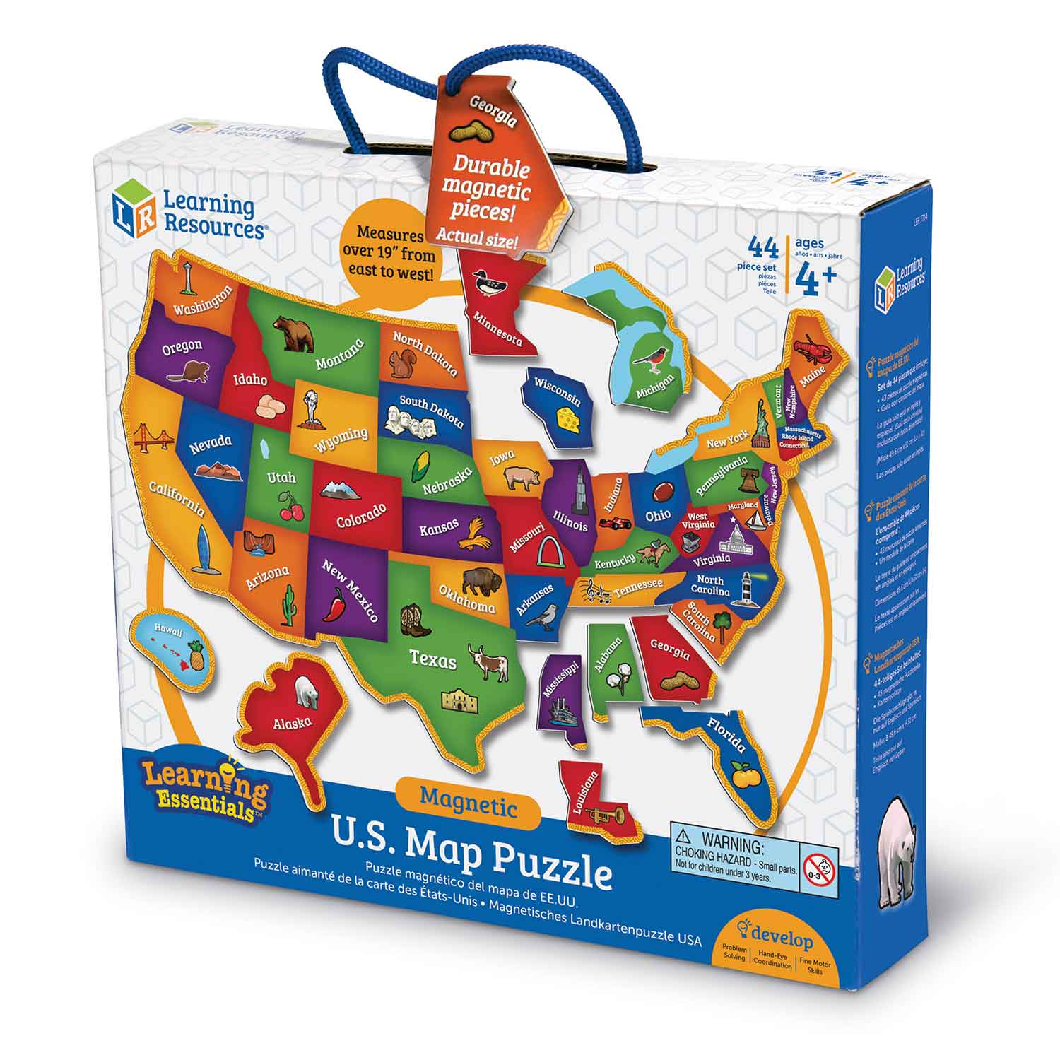 US Map Puzzle Becker's School Supplies