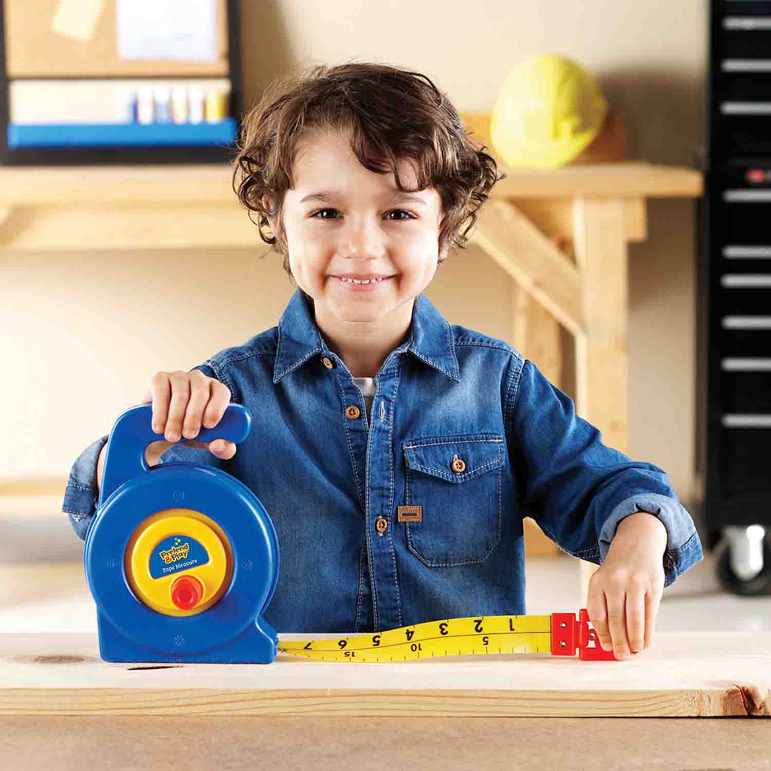 My Big Tape Measure Childs First DIY Tape Measure Kids Learning Role Play Toy 