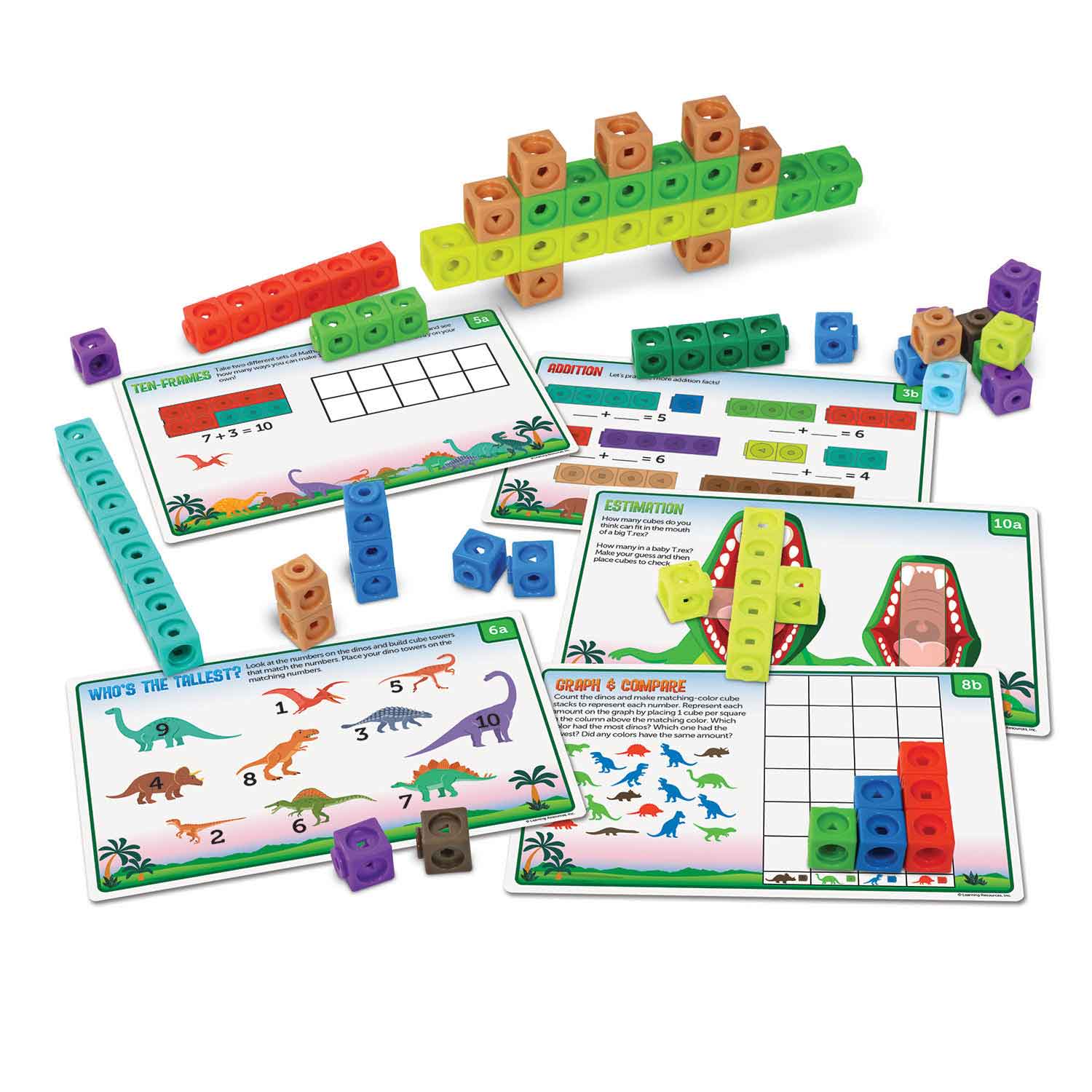 Mathlink® Cubes Dino Time