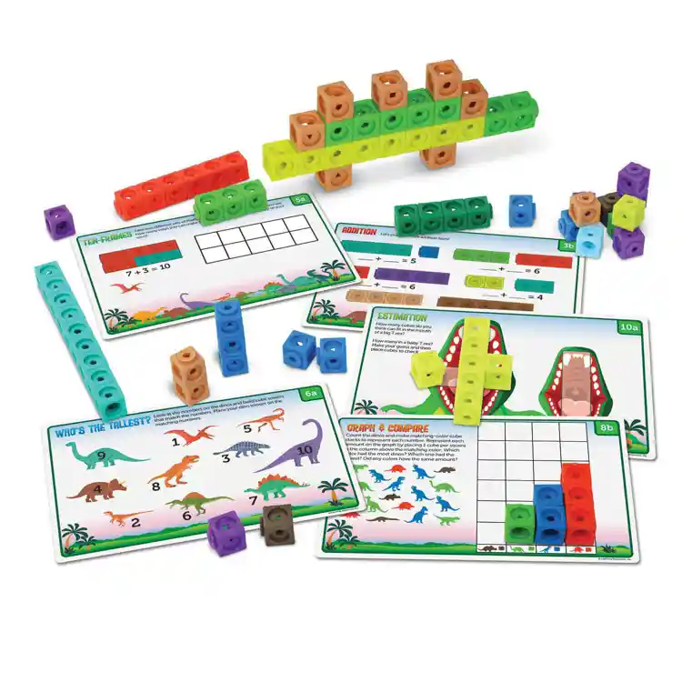 Mathlink® Cubes Dino Time