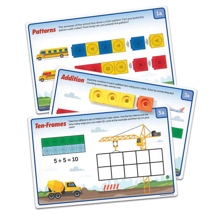 Mathlink® Cubes Themed Activity Sets