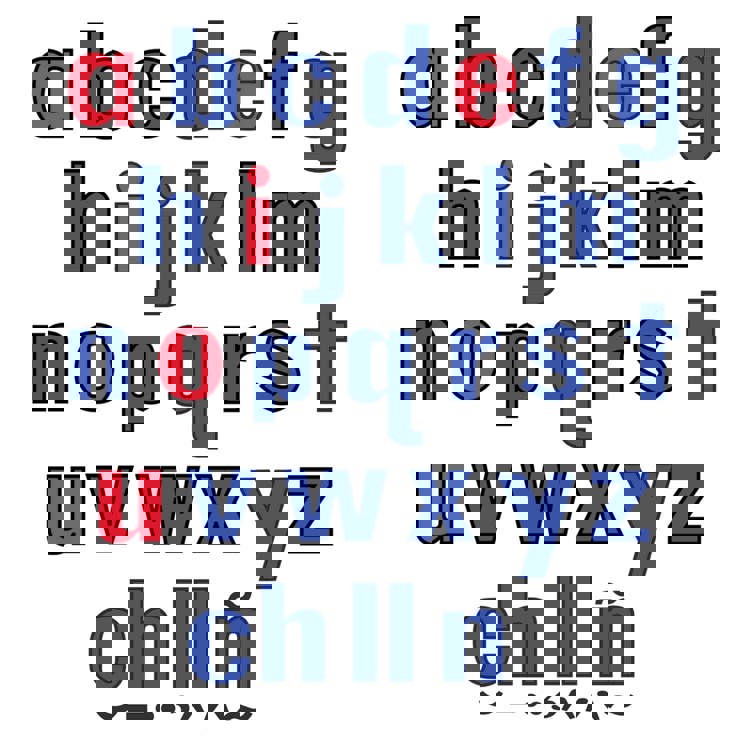 Lowercase Felt Letters
