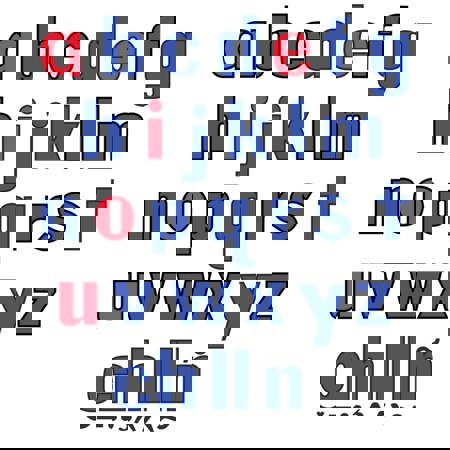 Lowercase Felt Letters