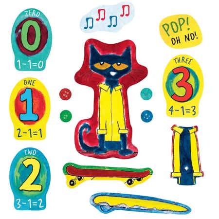 Pete The Cat and His Groovy Buttons Felt Set