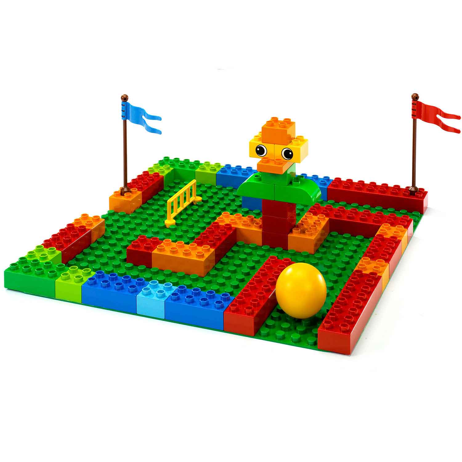 DOLL HOUSE-education Lego Duplo-Plates-Yellow-Kitchen