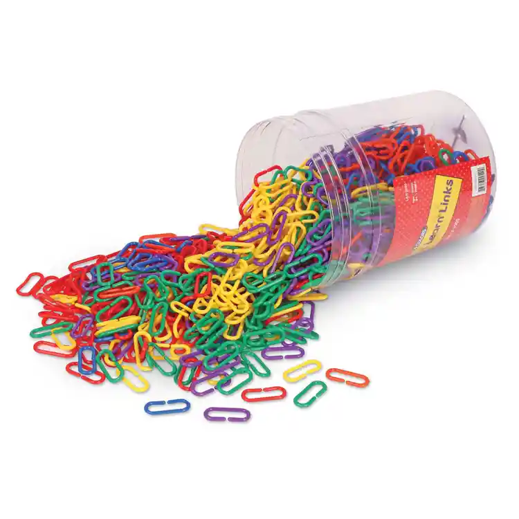 Link 'N' Learn® Links, 1,000 Links in 6 Colors