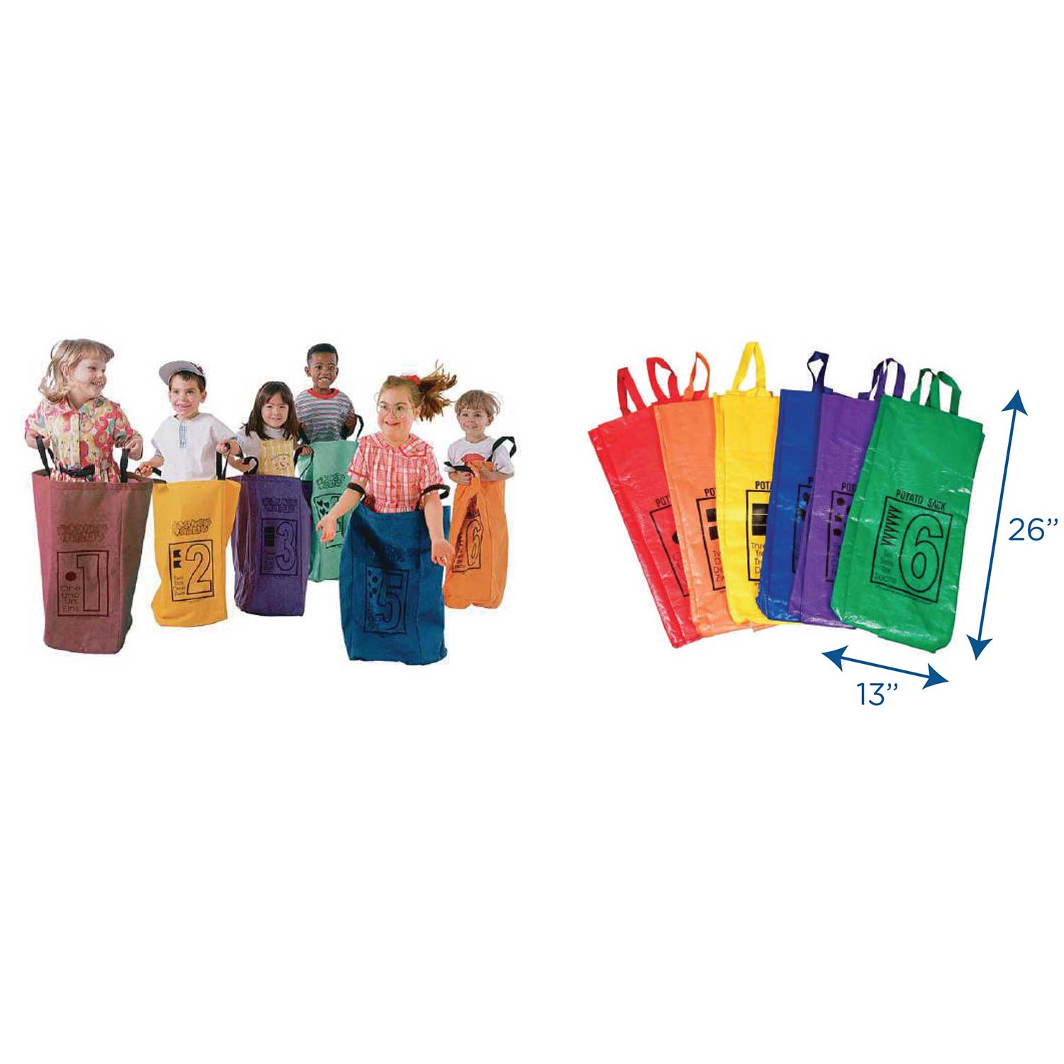 Potato Sacks for Races Becker's School Supplies