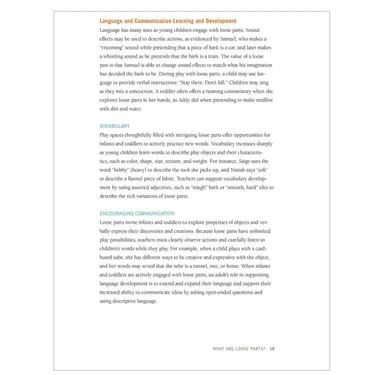 Loose Parts: Inspiring Play with Infants & Toddlers