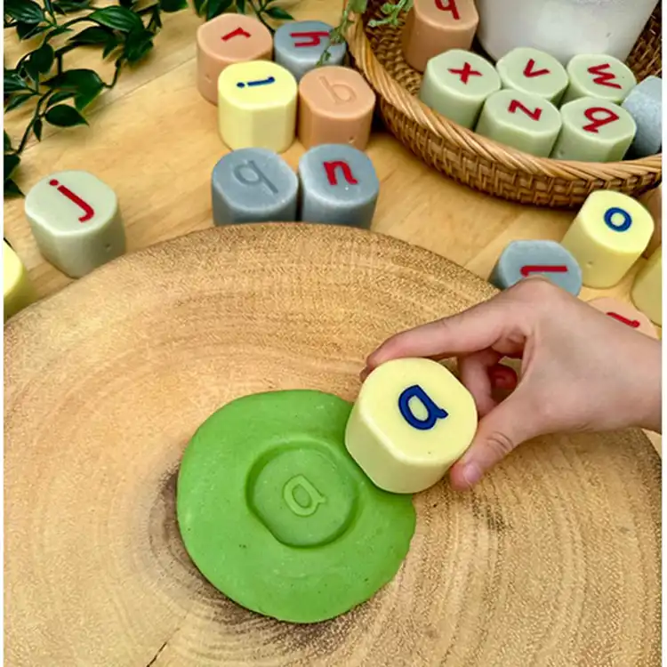 Lowercase Alphabet Stamping Stones