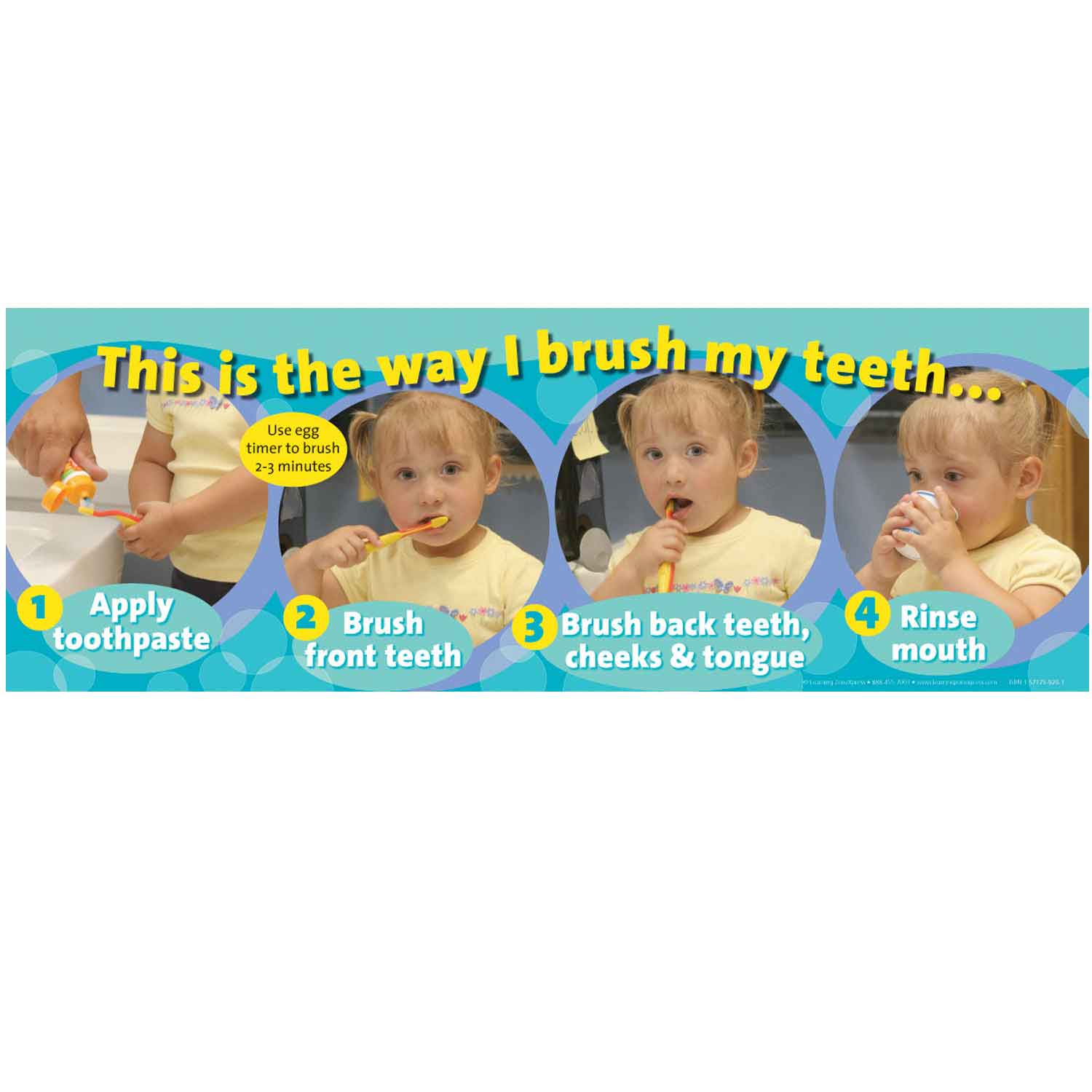 Handwashing & Teeth Brushing Poster Set