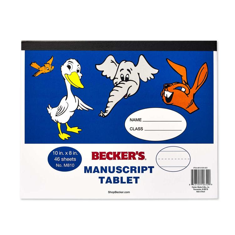 Becker's K-1 Theme Tablet, Tear Out-Dozen