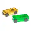 MAGNA-TILES® Cars Expansion Set, Green & Yellow