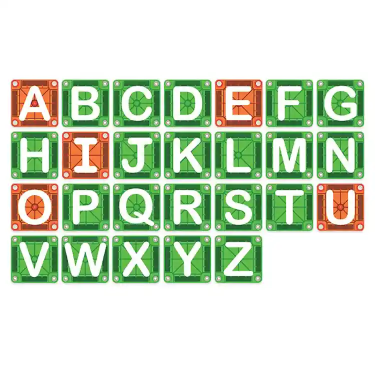 MAGNA-TILES® microMAGS Letters