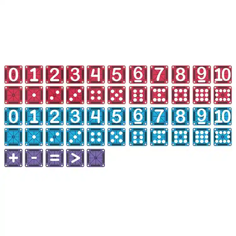MAGNA-TILES® microMAGS Numbers