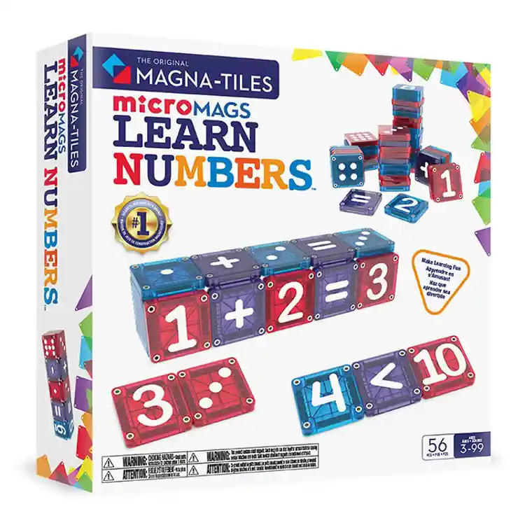 MAGNA-TILES® microMAGS Numbers