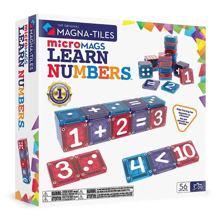 MAGNA-TILES® microMAGS Numbers