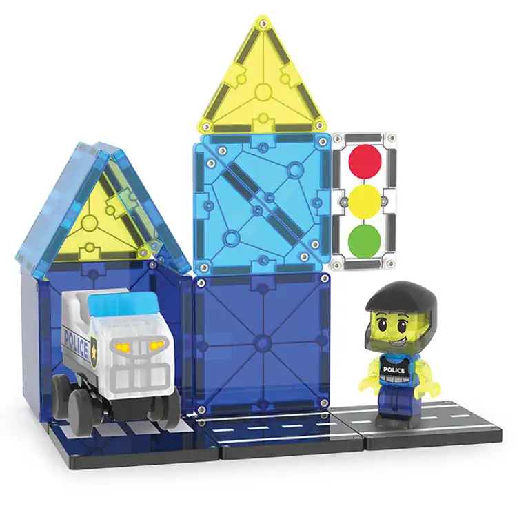 MAGNA-TILES® Police Station