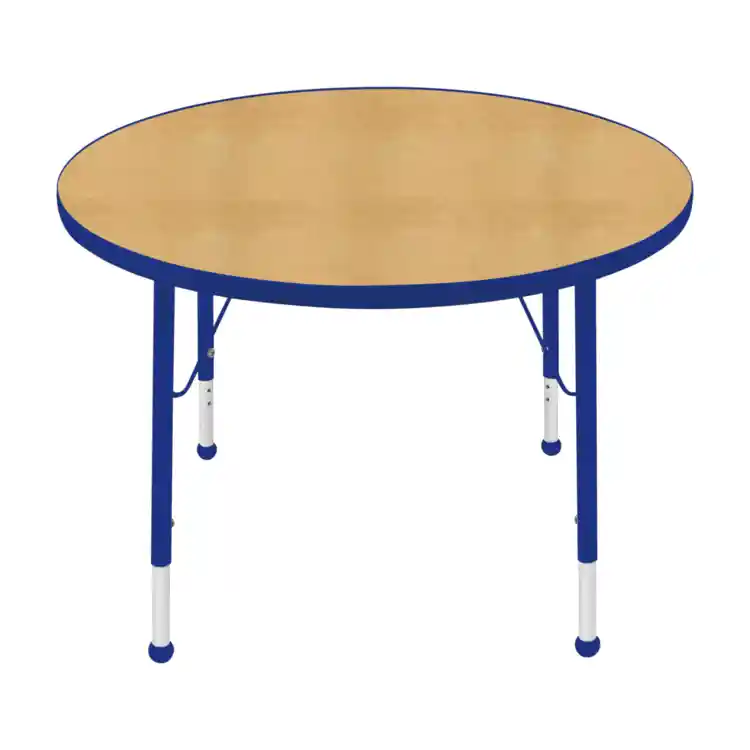 Maple Top Activity Blue Trim, Round 36"