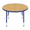 Maple Top Activity Blue Trim, Round 36"