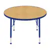 Maple Top Activity Blue Trim, Round 36"