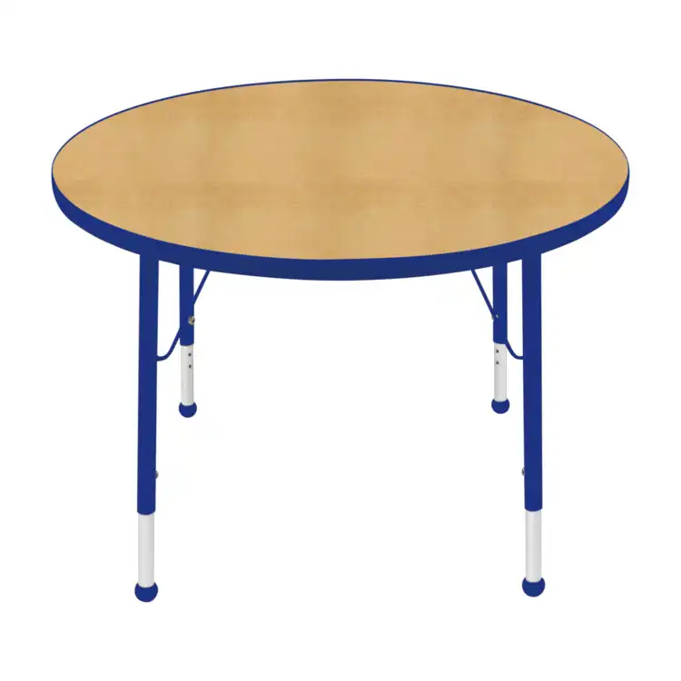 Maple Top Activity Blue Trim, Round 36"