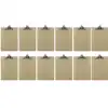 Masonite Clipboard, Set of 12