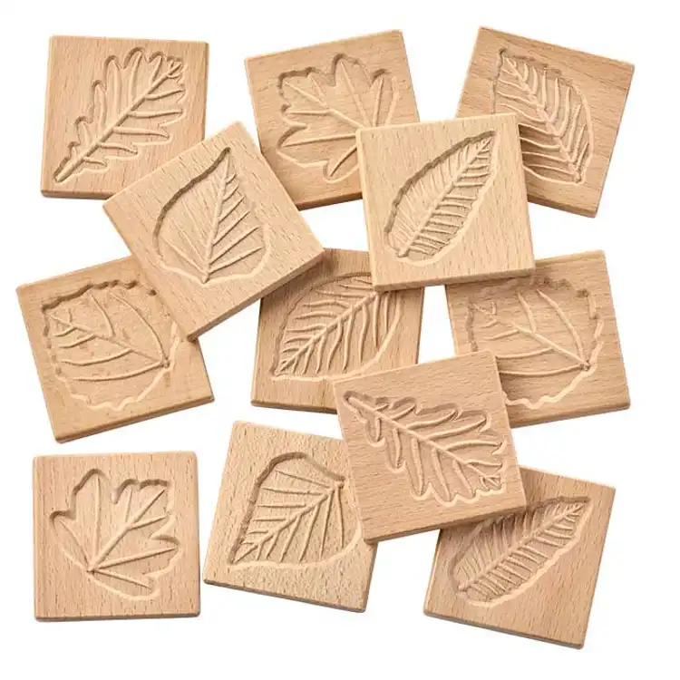 Match Me Sensory Leaf Tiles