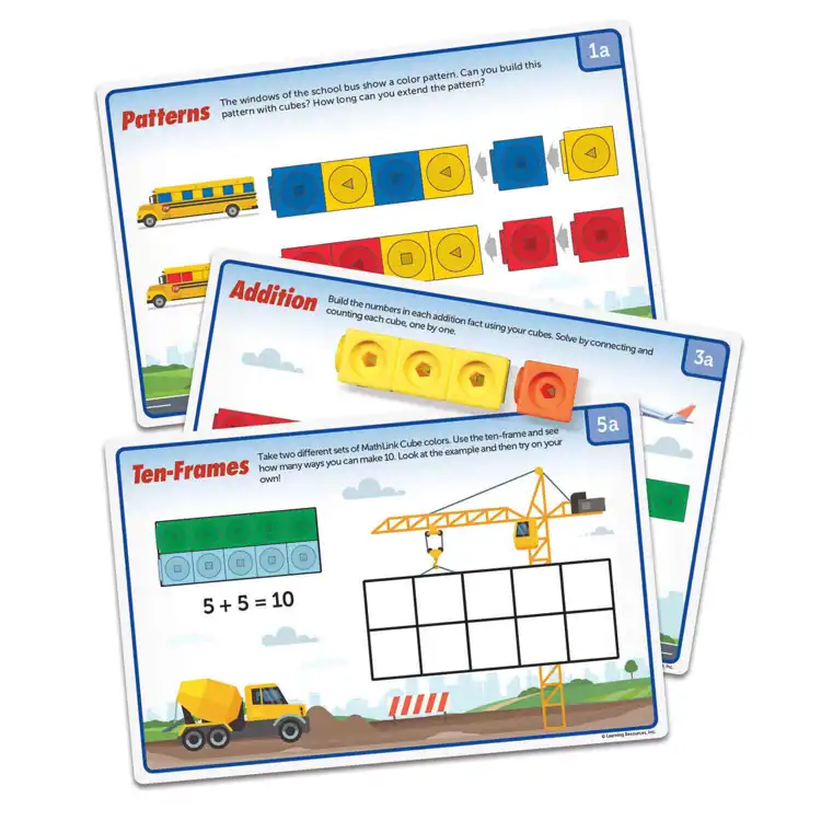 Mathlink® Cubes Themed Activity Sets