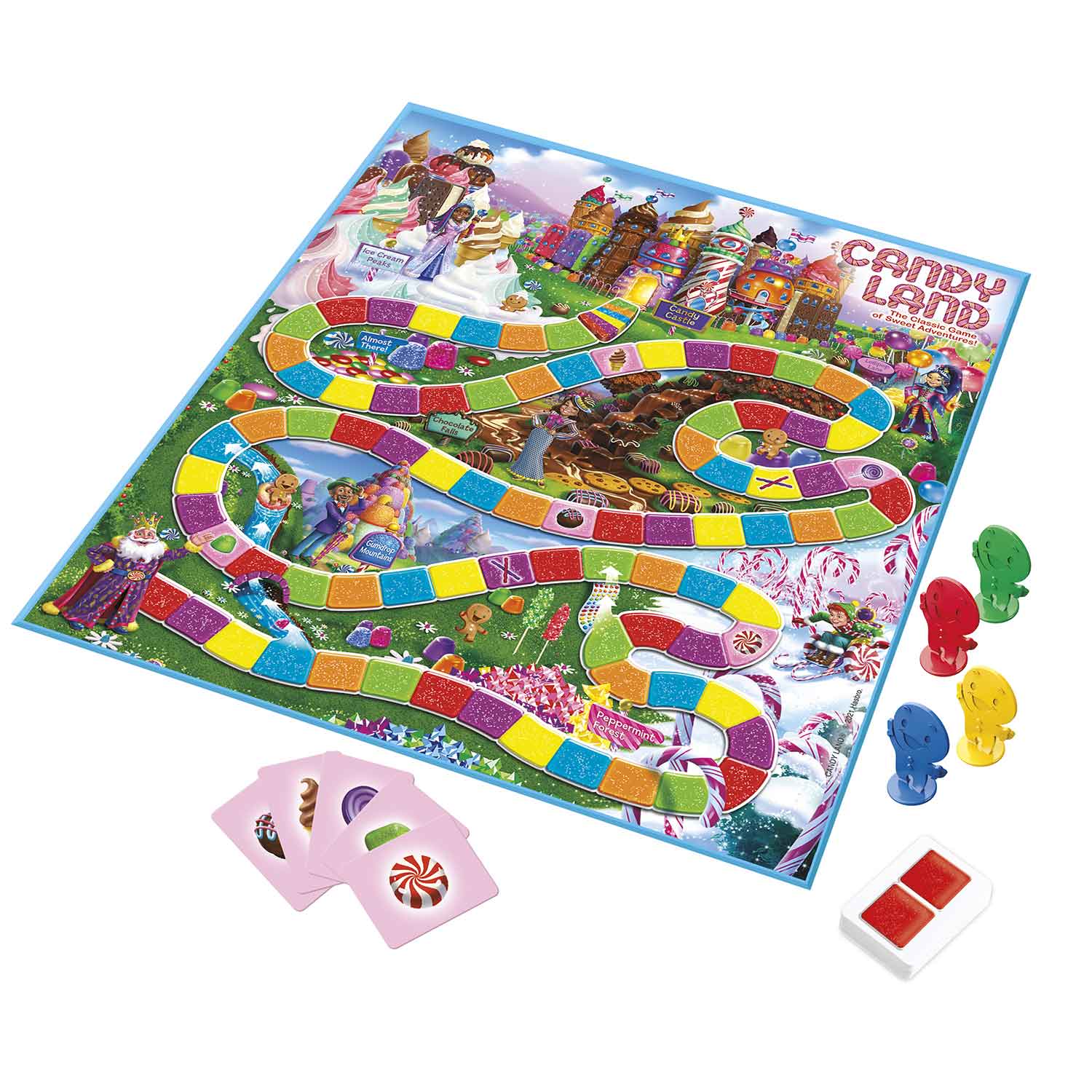 candy land board game with cars