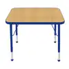 Maple Top Activity Blue Trim, Rectangle 24" x 36"