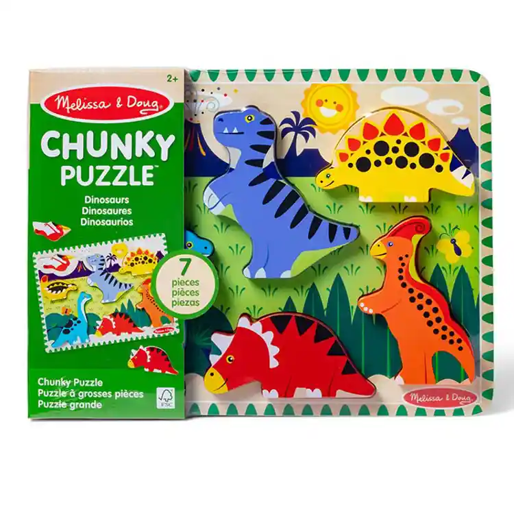 Melissa & Doug® Dinosaur Chunky Puzzle